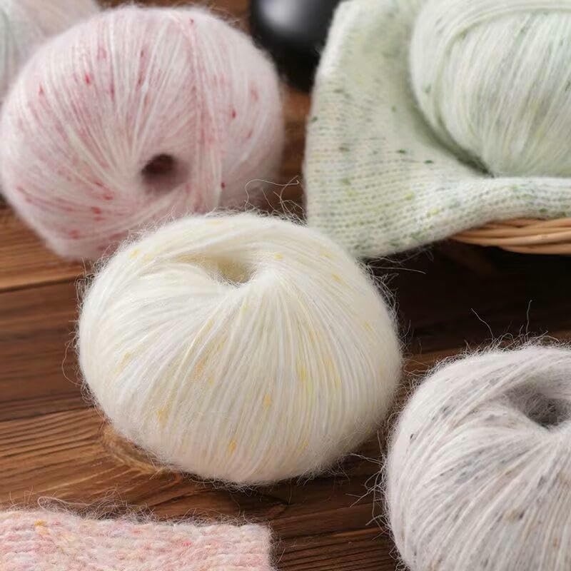 16 szt. 50 g kolorowa przędza moherowa, mieszana przędza szydełkowa, do ręcznie robionych szalików, swetrów, czapek, szali i rękodzieła DIY