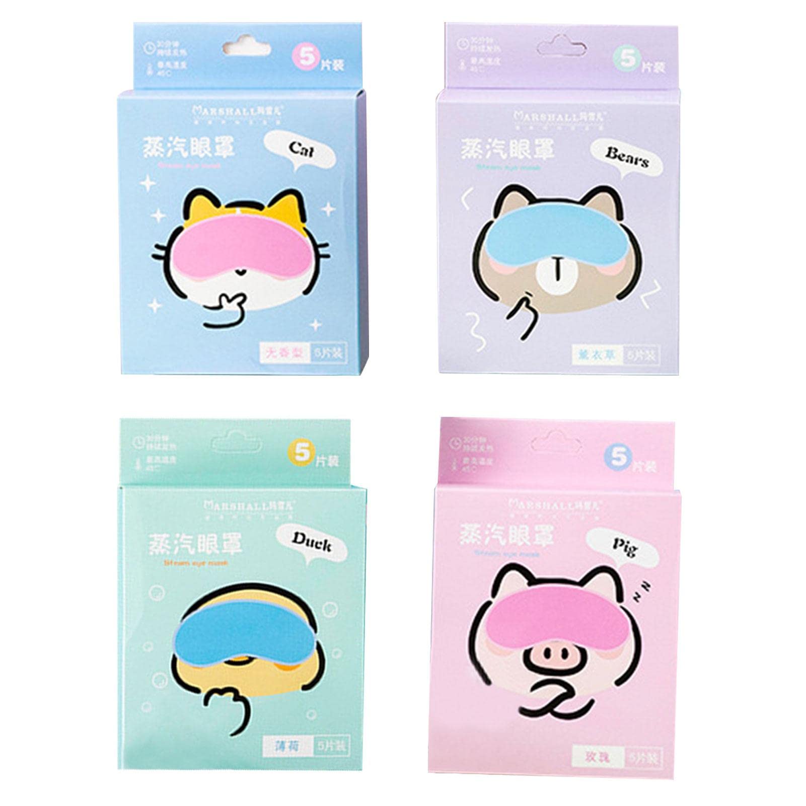 Buy AABEY Dry Eye Compress, Steam Eye s Self Heating Hot Compress Steam Eye s, Cute Disposable