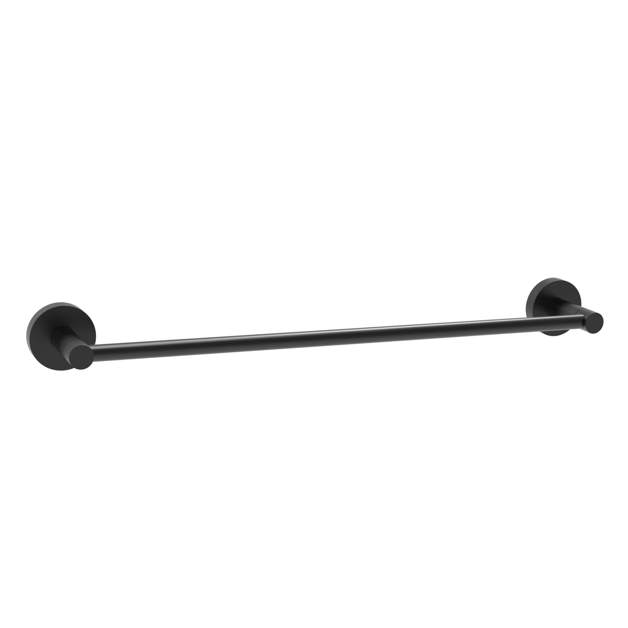 BATH EQUIPMENT FIXSEN 18-inch Matte Black Single Towel Bar Towel Rack Hand Towel Holder Stainless Steel and Zinc Alloy 1pc for Kitchen and Bathroom Wall Mount Heavy Duty Storage