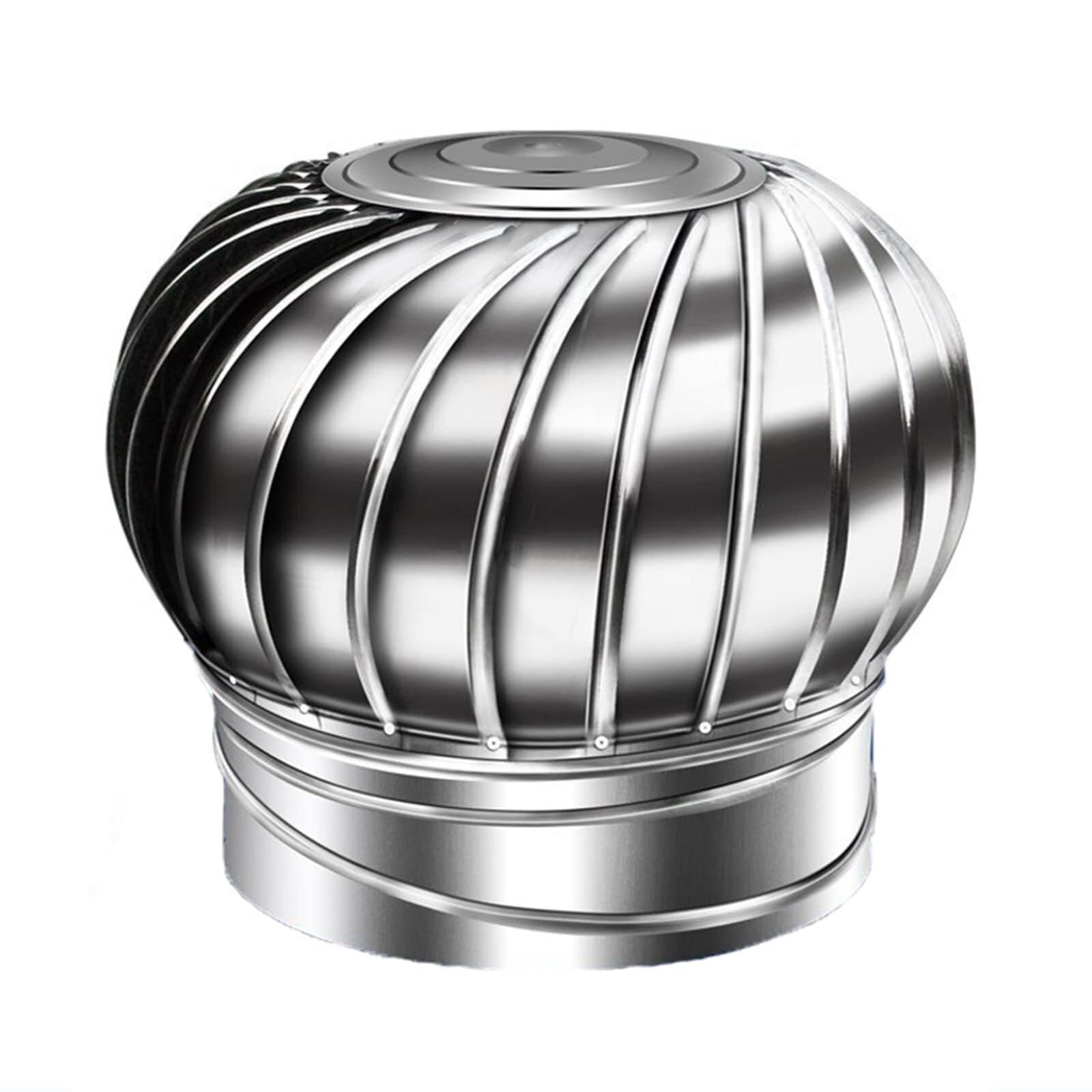 Chapeau de cheminée rotatif en acier inoxydable haut de gamme de 400 mm