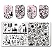 Born Pretty Nail Art Stamp Template Image Plate Tree Flower Animal BP-L011