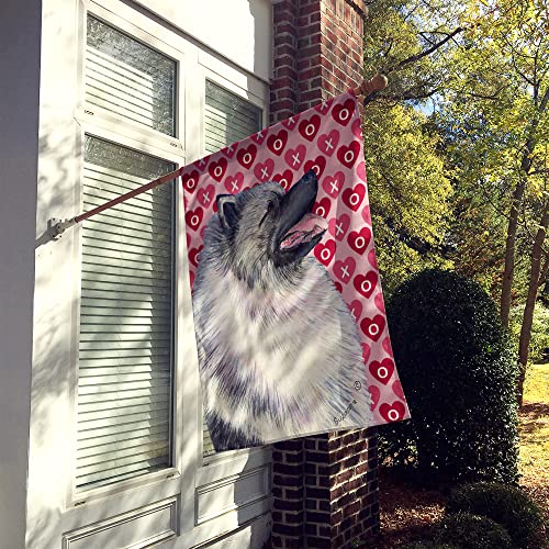 Drapeau spitz loup de Saint-Valentin en polyester de qualité supérieure L - 3