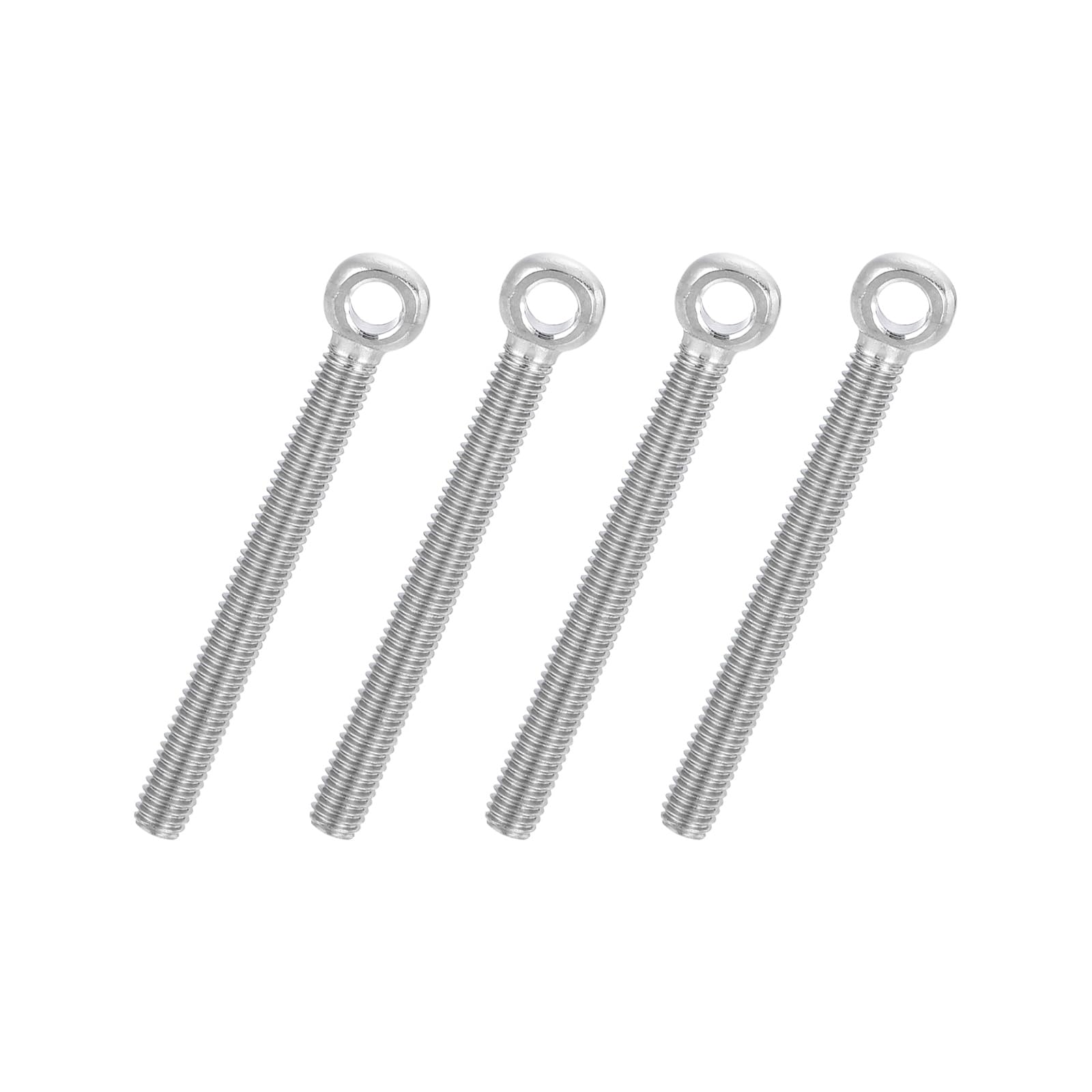 PATIKIL 4 Pcs M6x60mm Shoulder Swing Lifting Eye Bolt