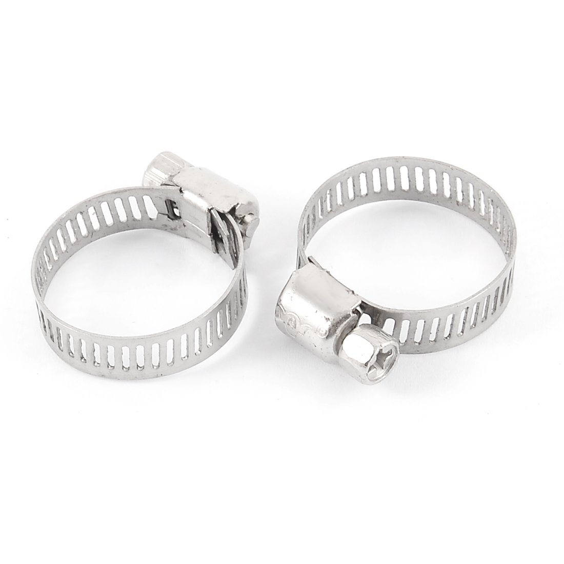 Aexit 15mm Diameter Clamps T Bolt Water Tube Hose Clamp Bronze Strap Clamps Tone 20pcs