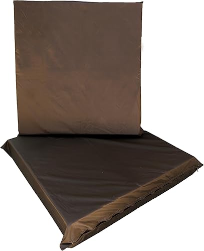Almohadilla Platforn de espuma viscoelástica con forro impermeable para cojín, cama de mascotas, muebles, etc. (24 x 22 x 4 pulgadas)
