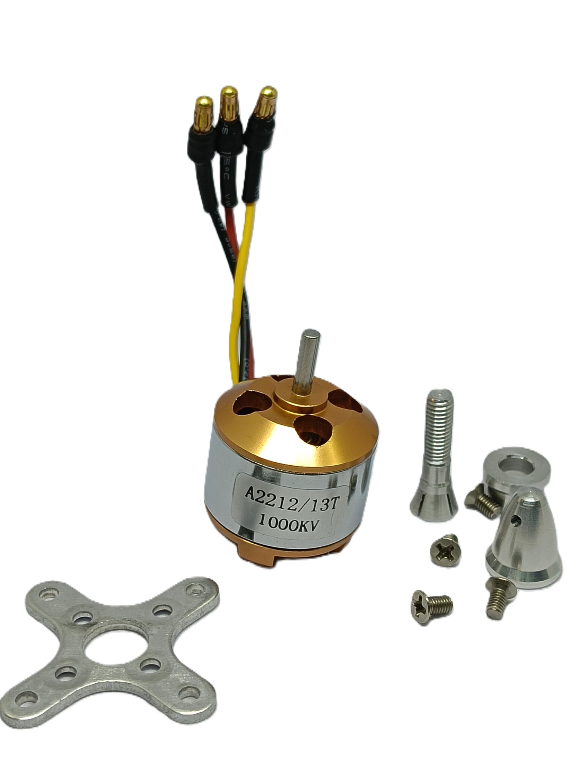 Vihaan IoT Gateway BLDC Outrunner Motor, 7.4V-14.8V, VG-BLDC-1000KV, 1000KV, Metal & Aluminum Construction, 50-60g, 3.17mm Shaft-picture-30