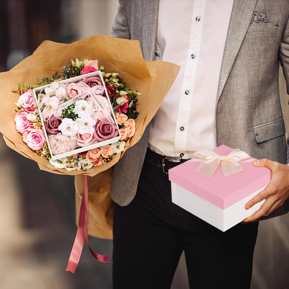 Fleurs De Savon Artisanales - Cadeaux élégants Pour La Fête Des Mères