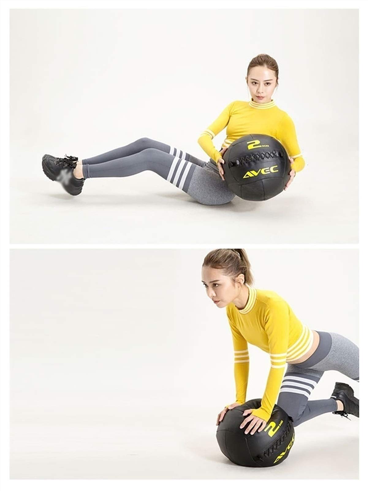 Palle mediche Morbida Palla Medica da Squash Wall Ball, Palla da Allenamento per Boxe per Allenamento di Forza Professionale, Attrezzatura per Il Fitness Sportivo per Adulti, 9 kg / 19,8 Libbre