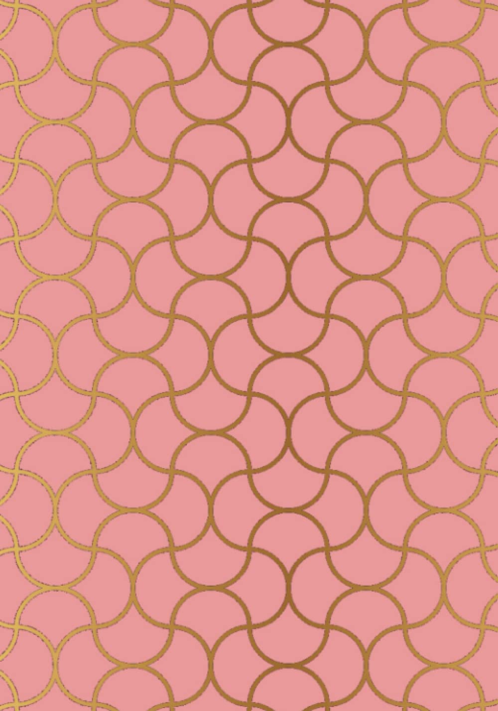 Pink and Gold Morocco Style Writing Journal: Moroccan Design, Arabesque, Notes Journal, Writing Notebook, Timeless design, Purple and Gold 7" x 10" 250pages Paperback – 17 Jan. 2022