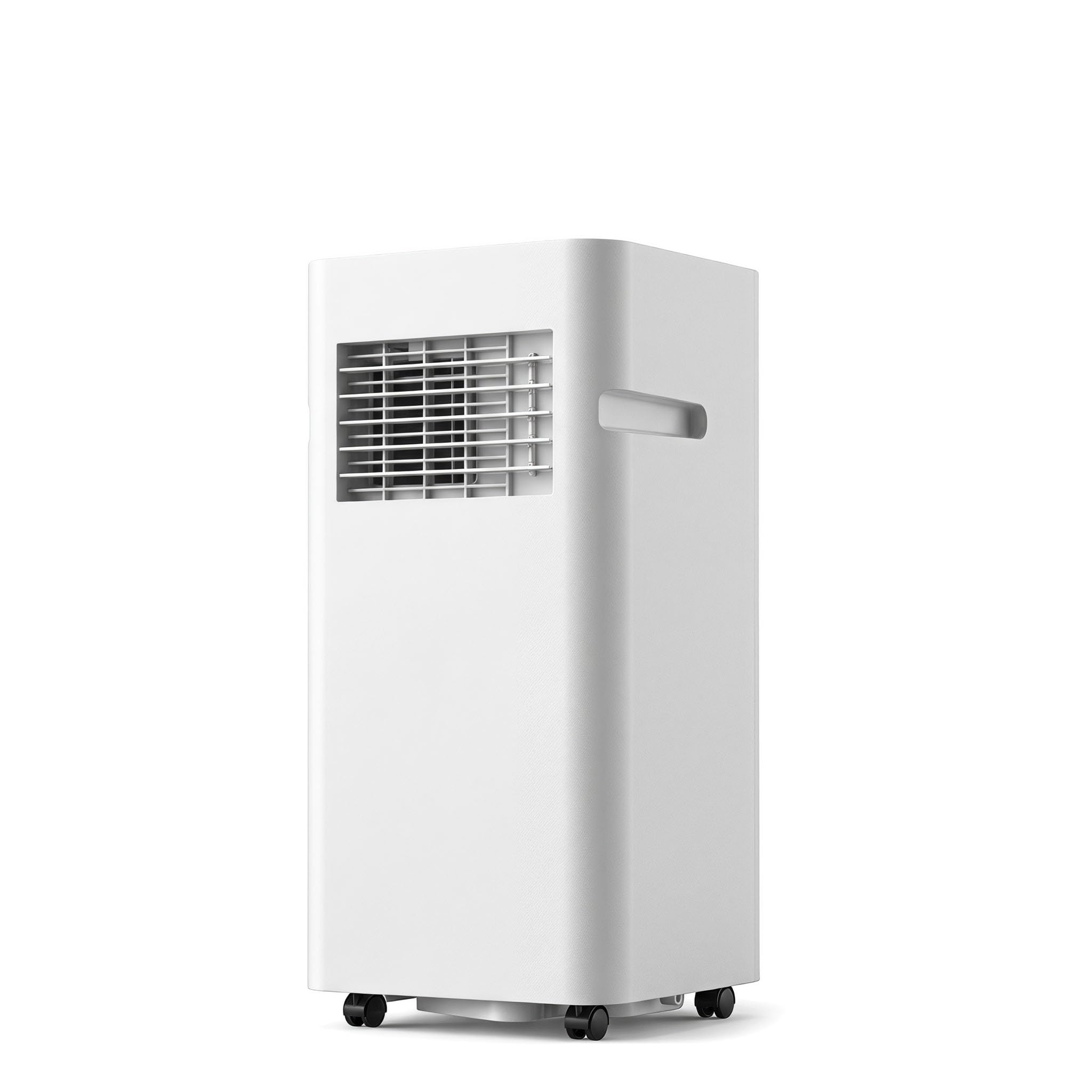 Aire acondicionado portátil de 12000 BTU, refrigeración y deshumidificador eficientes, funcionamiento silencioso, pantalla digital, temporizador de 24 horas, cubre hasta 300 pies cuadrados.