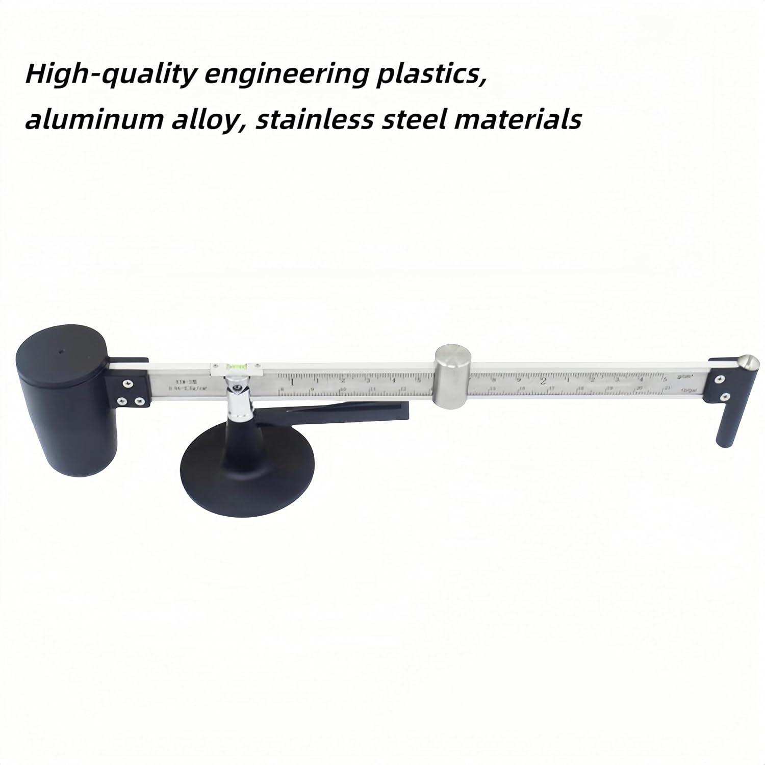 Mud Hydrometer, Balance Scale Mud Liquid Densimeter Tester, Double-Scale Laboratory Hydrometer with Toolbox for Road Construction Laboratory 0.96-2.5g/cm3