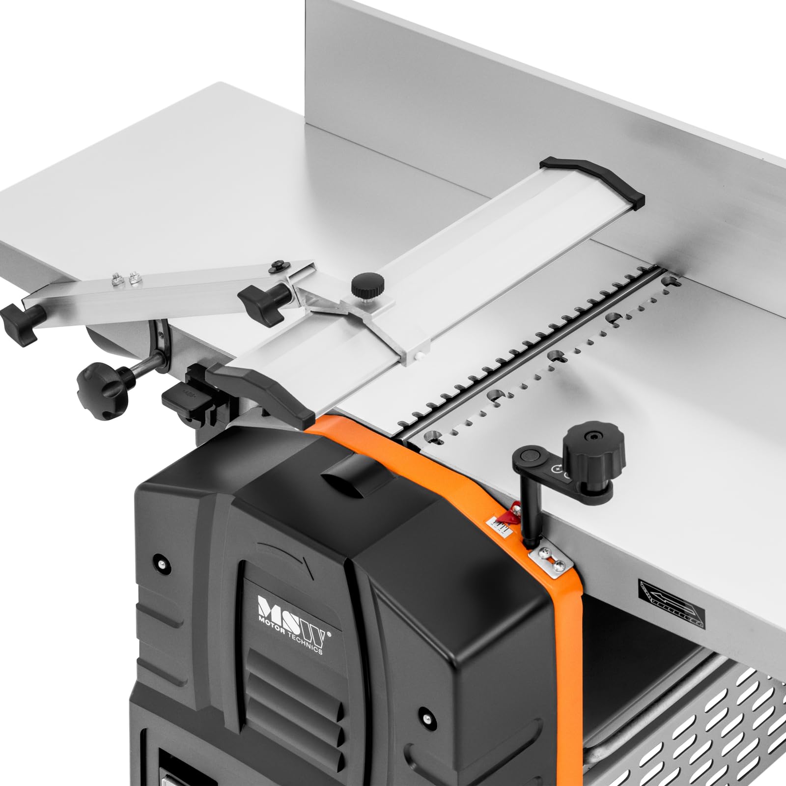 MSW MSW-WOBD-1500L Hobelmaschine mit Abrichte - 2-in-1-1500 W - 2 Messer - 252 mm Breite Dickenhobel Abricht- und Dickenhobel Dickenhobelmaschine Abrichthobel