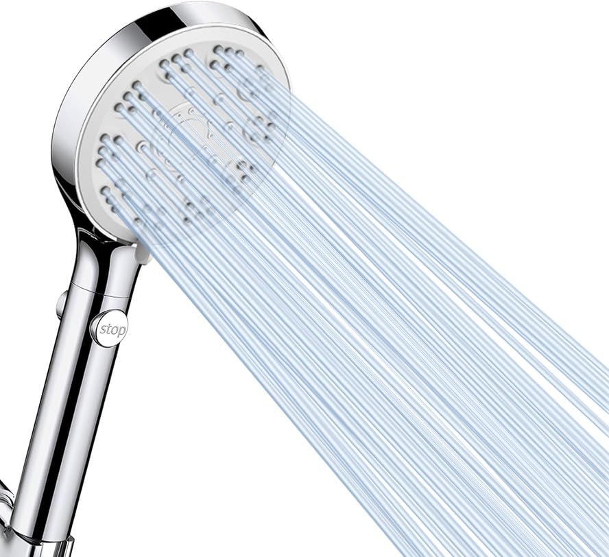 Duschkopf Wassersparender, Sparduschkopf, 5 Strahlarten...