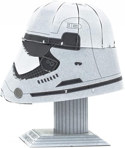 Miniatura 4 de Metal Earth Fascinations Star Wars First Order Stormtrooper - Kit de casco de metal 3D con pinzas