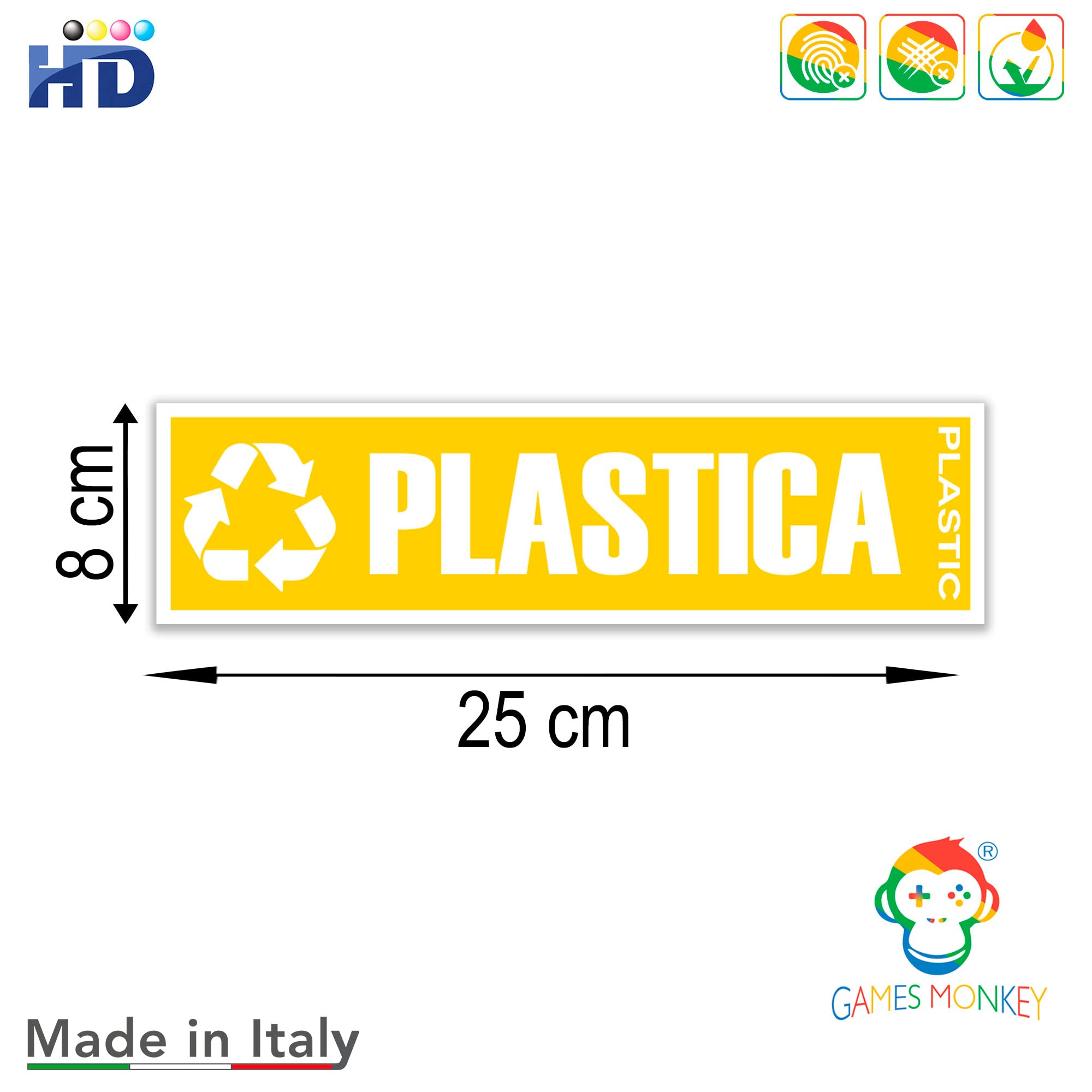 étiquettes Poubelle Imperméables Autocollants Tri Sélectif