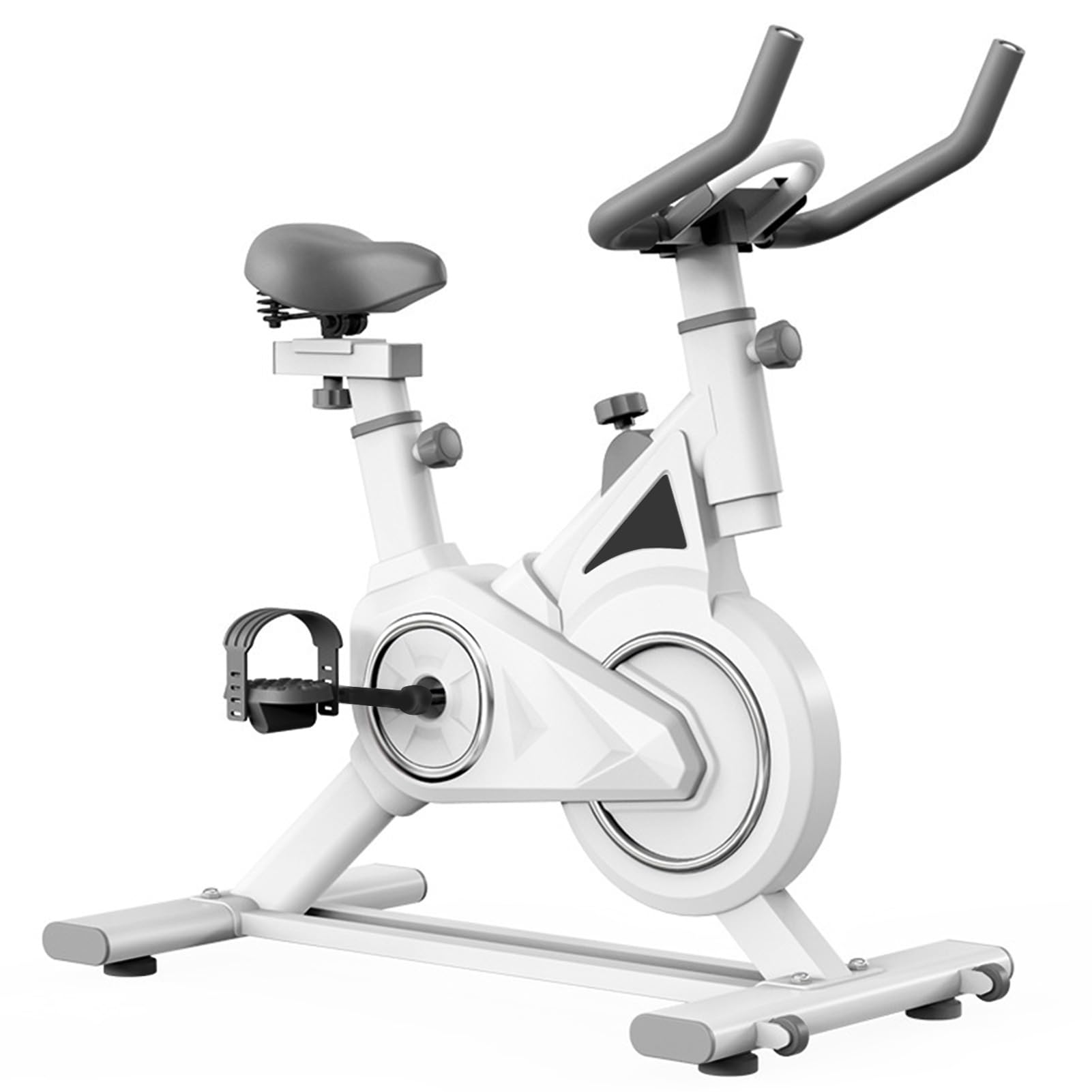 6kg Exercise Bike With Magnetic Resistance – 350lb Capacity, Adjustable Seat & Handlebars, Quiet Indoor Cycling Bike
