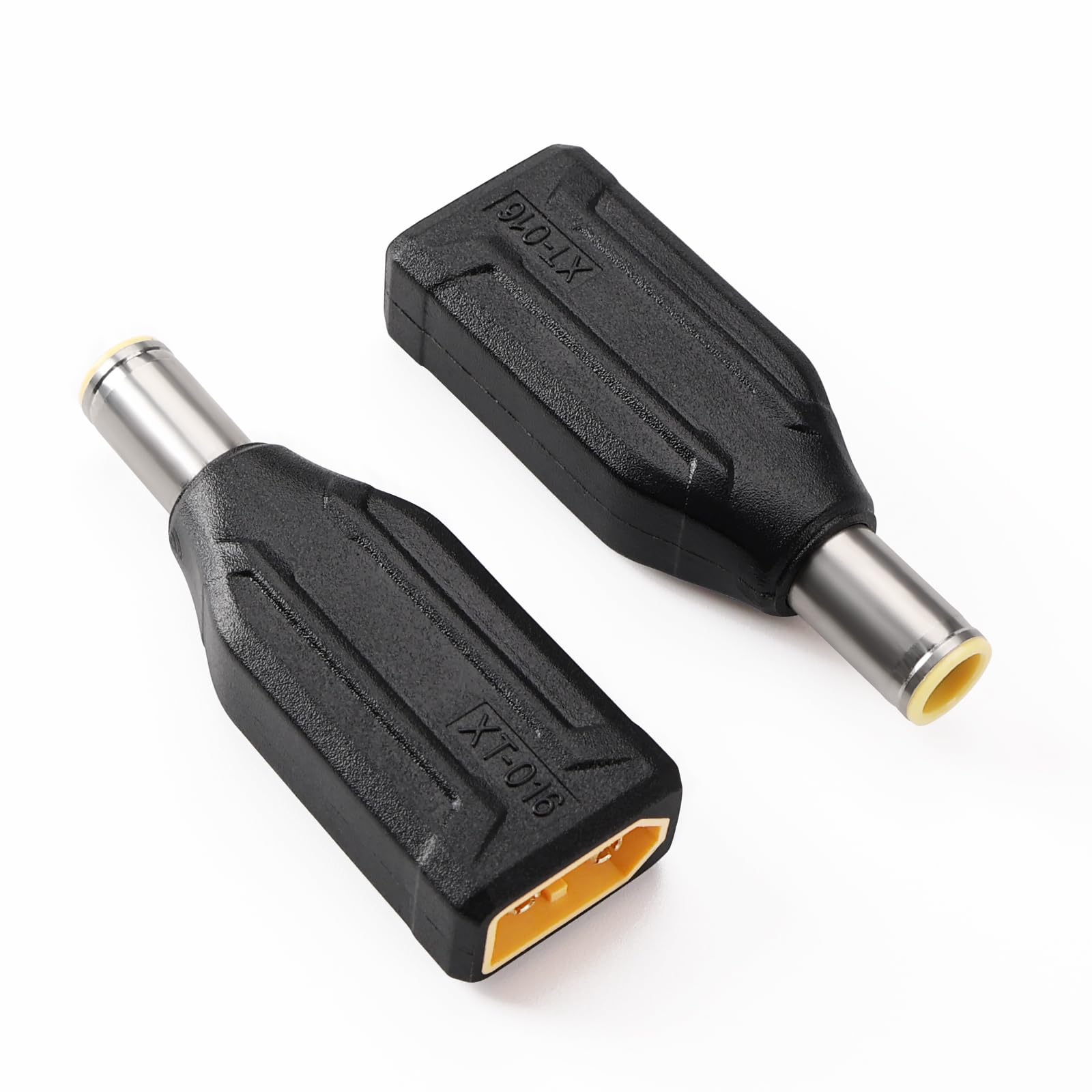2 Sztuk XT60 do DC7909 Adapter, XT60 Męski do Męski DC 7.9x0.9 mm Power Złącza, Kompatybilny z FPV Monitor Power Drone