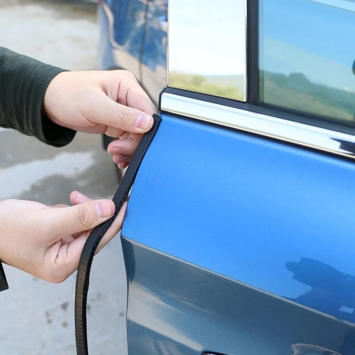 WSK COOL·CAR 16Ft(5M) Car Door Edge Guards U Shape Edge Trim Rubber