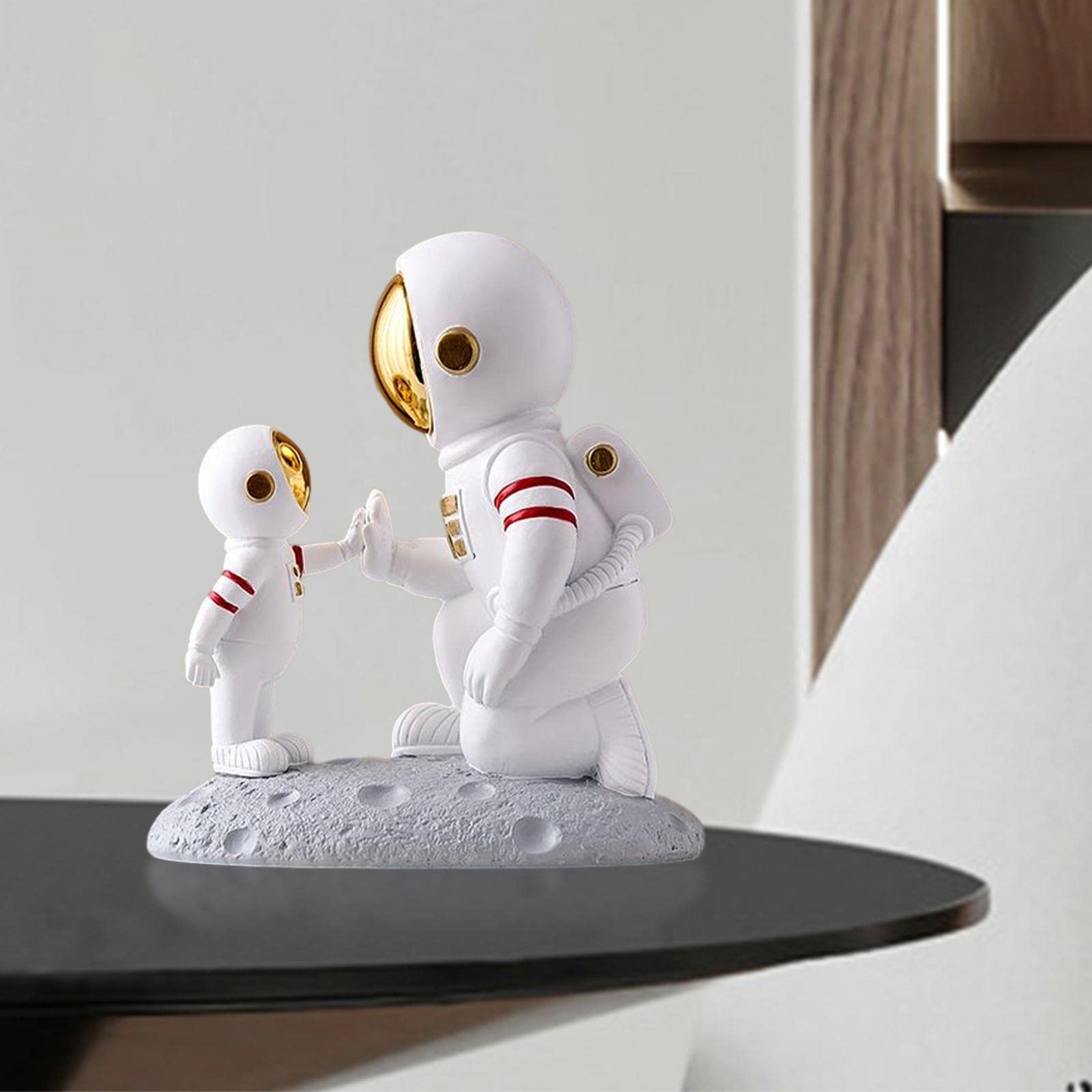 For escritorio, oficina, hogar, familia, adornos abstractos, colección, regalos, figuras, estatuas de arte for decoración del hogar, padre, resina, figuras de astronauta, esculturas, centros de mesa,