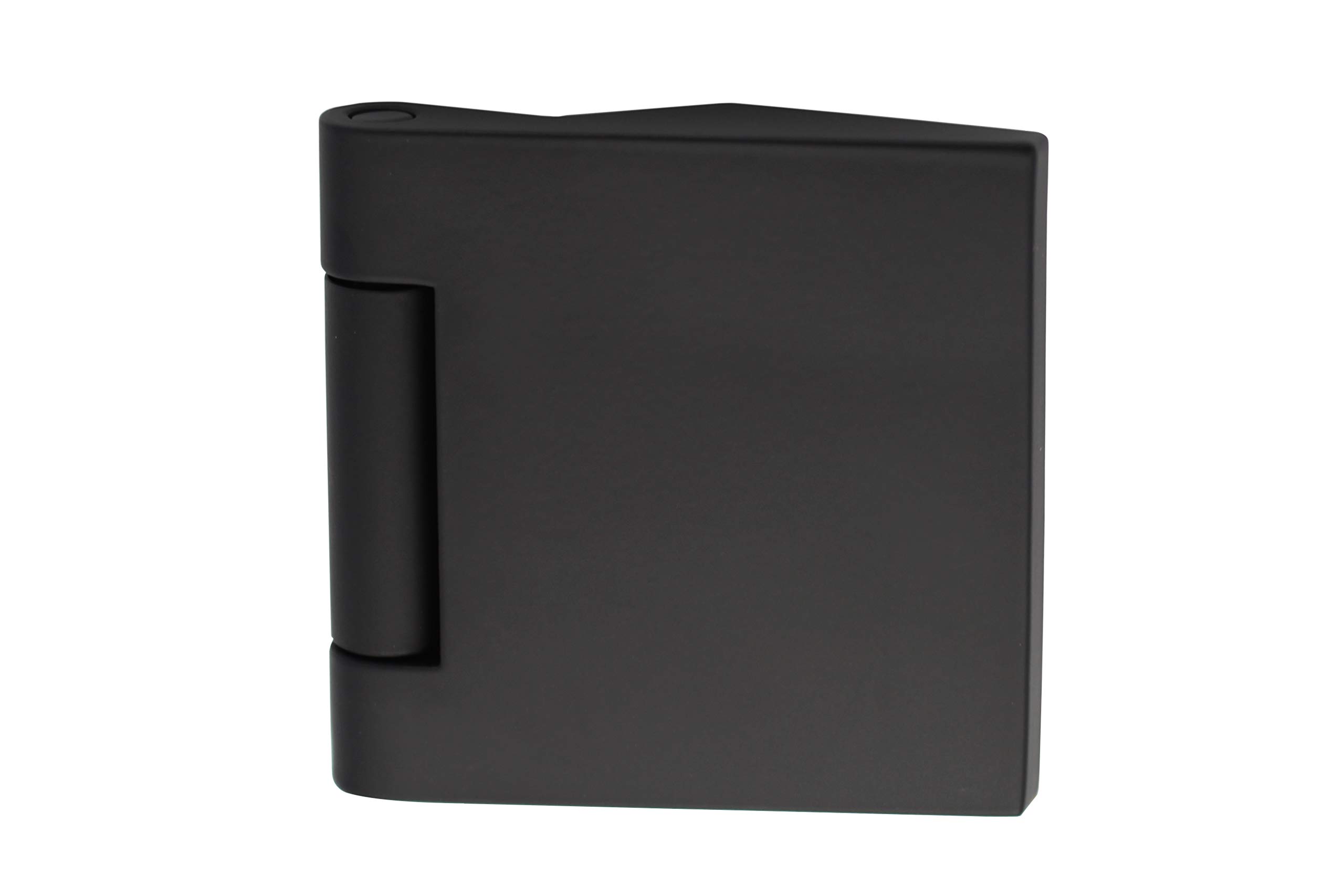 Premium Glastürbeschlag Q3 UV | inkl. Officebändern + RT | Schwarz matt Elektrophoresebeschichtung | New Orleans