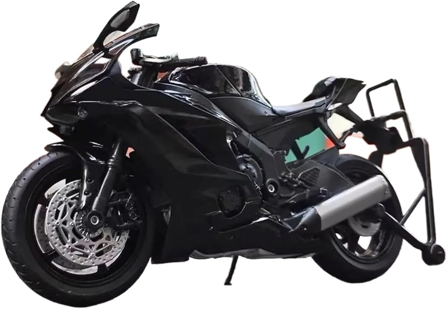 Collection Street Motorbike Model Simulation Collection Toys Gift 1:12 for Y-AMAHA YZF-R6 Alloy Racing Motorcycle Diecast Metal(Black)