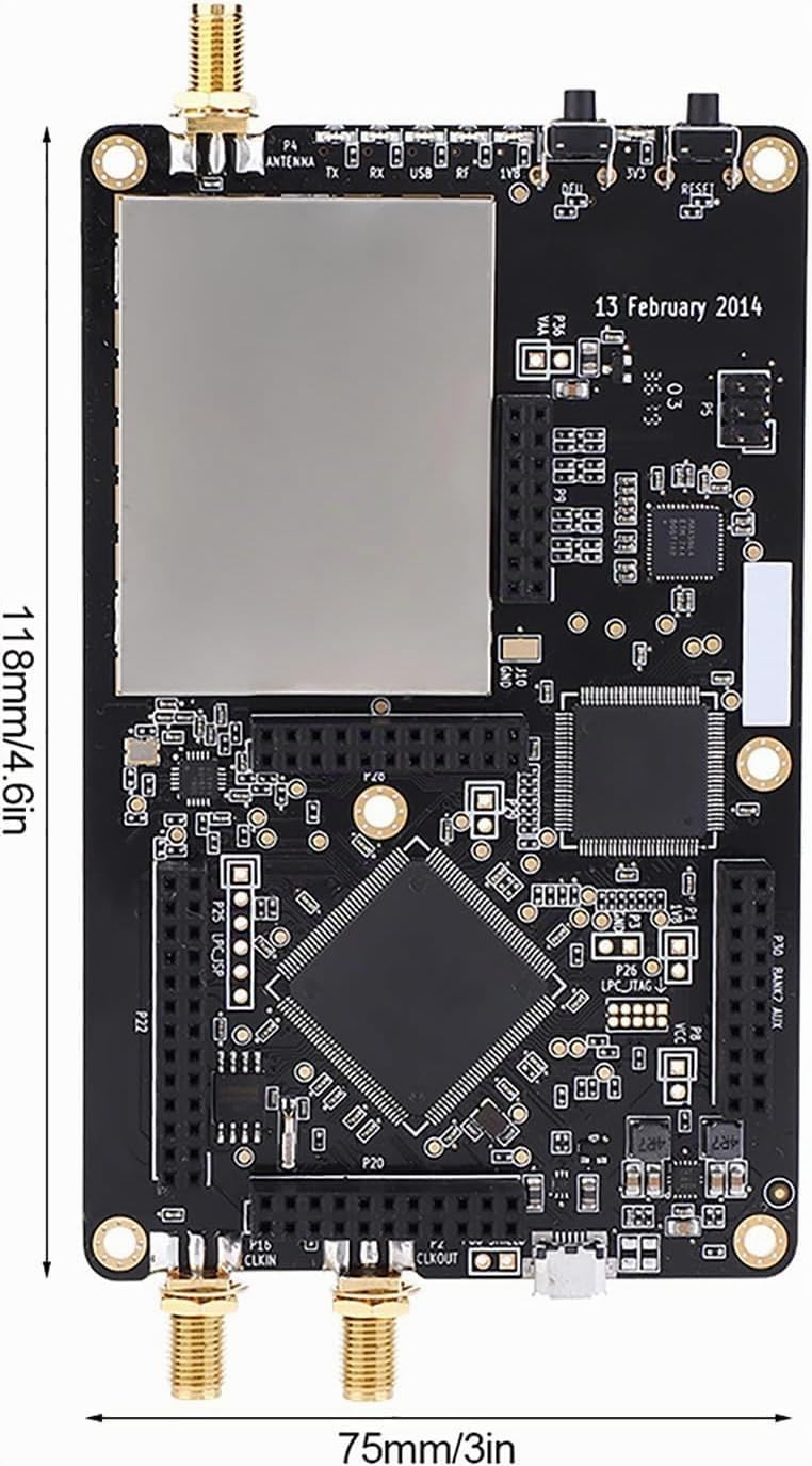 Radio definita software open source da 1 MHz-6 GHz con scheda di sviluppo SDR per HackRF One, compatibile con GNU Radio, SDR e altro per test e sviluppo