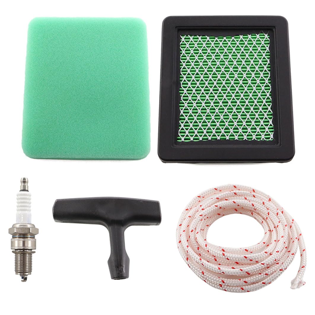MCHNIC Air Filter Service Kit for Honda HRB425C HRB475C HRB476C HRB536C HRD536C HRG415C HRG465C HRG536C, HRX426C HRX476C HRX537C Spark Plug