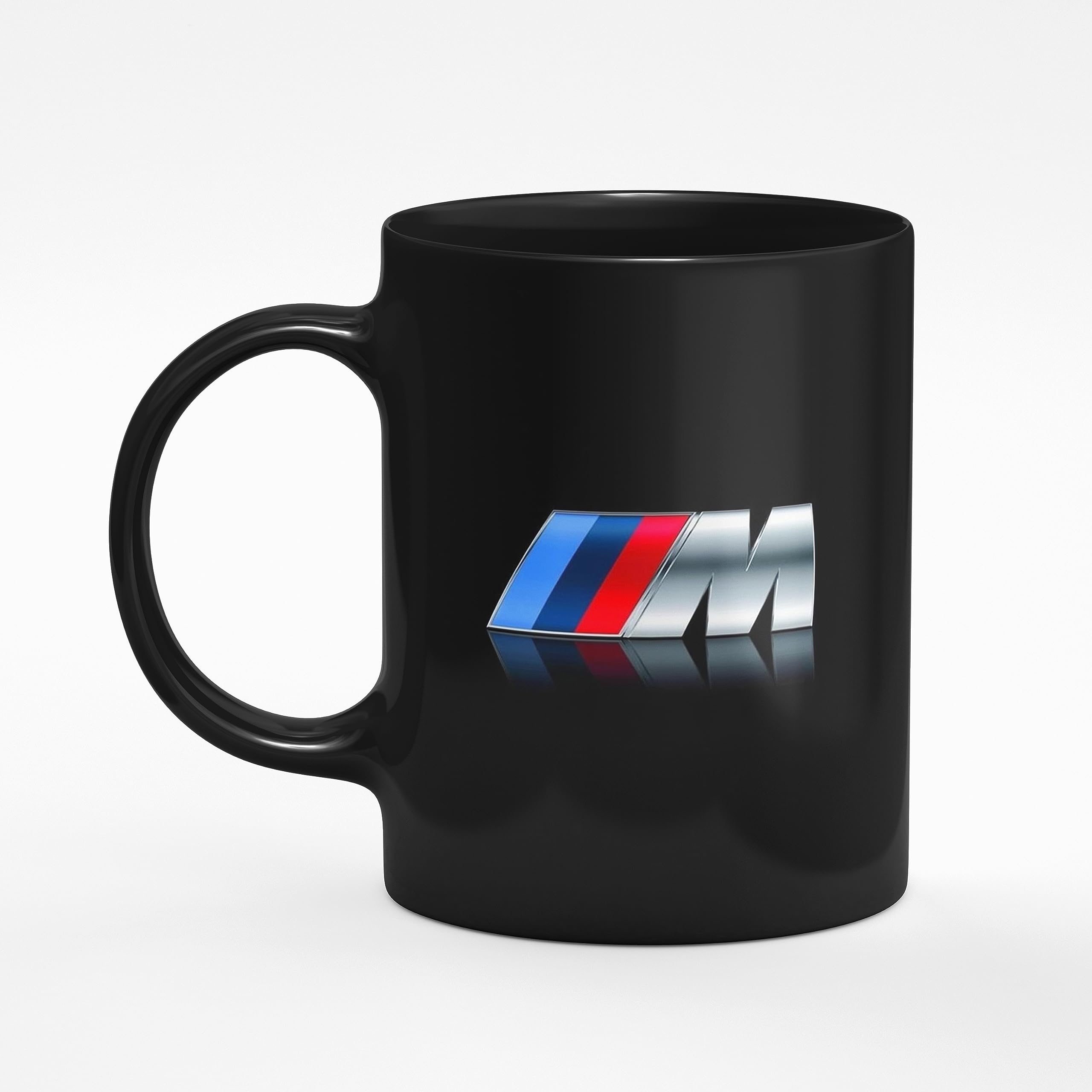 A2Z Merchandise M Series Design Special Printed Black Ceramic Coffee Mug, Black 330 ml, Pack of 1| Car Coffee Mug| M Series Coffee Mug