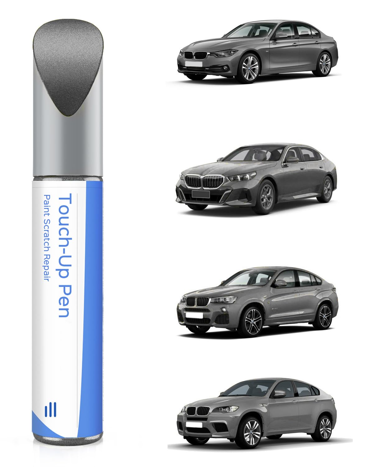 (C4W/C54) Skyscraper Grey Metallic Ausbesserungsfarbe für BMW,Exakte Übereinstimmung – Ausbesserung von Kratzern und Abplatzungen