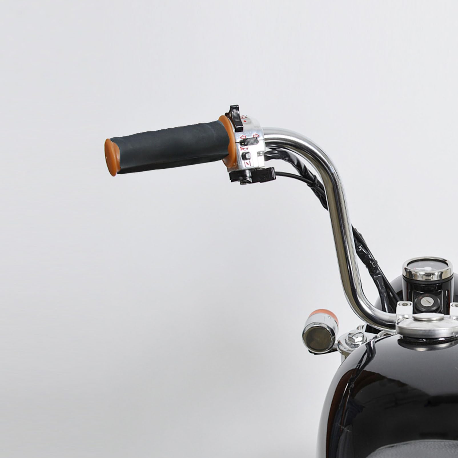Amosfun 3 Paia Manopole Riscaldate per Coprimanopole Manubrio con Della Temperatura Facile Installazione e Comfort Protezione per Mani Durante