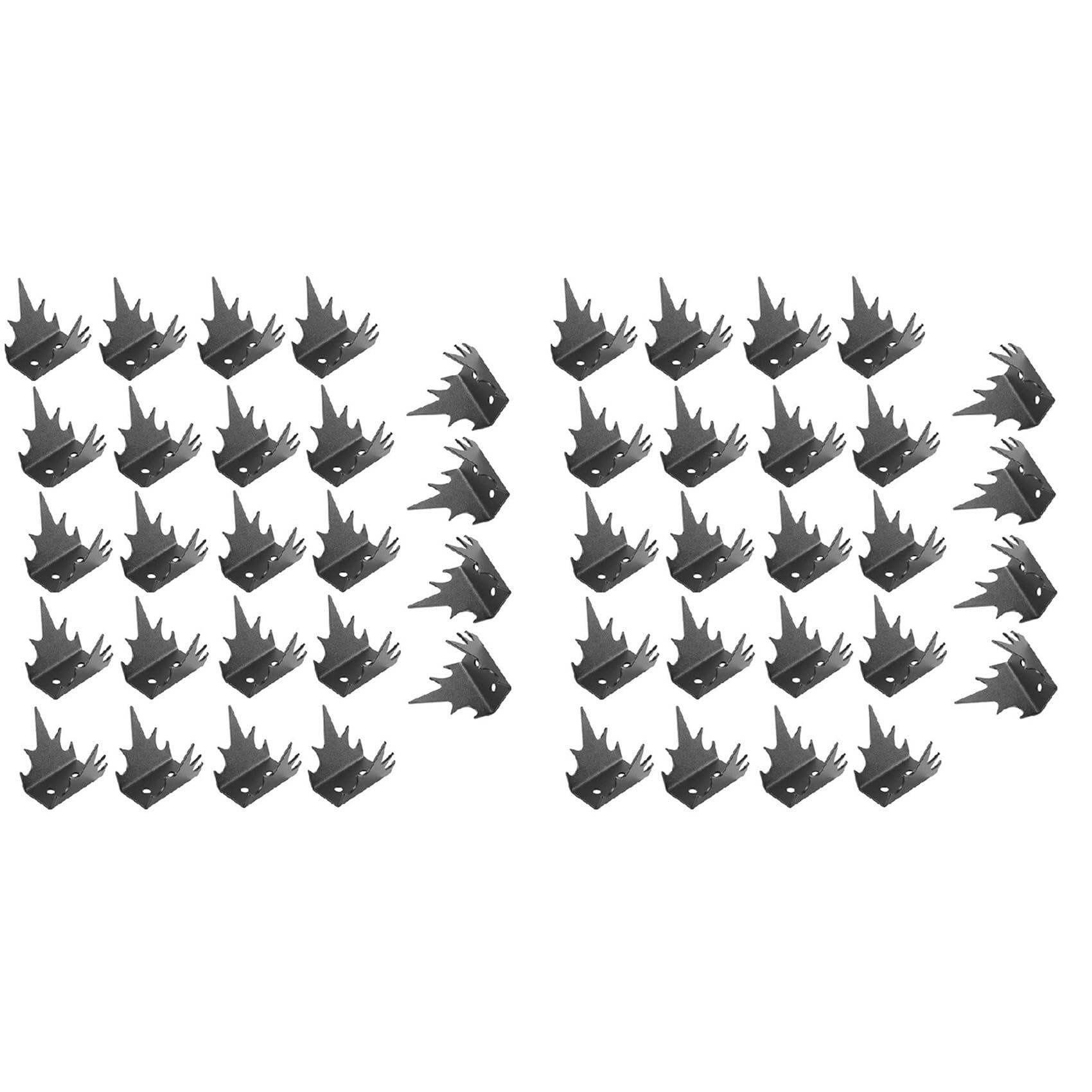 Jnchdghwa 48X Fence Wall Spikes Security Fence Spikes Anti-Intrusion Fence Wall Spikes Anti-Climb Fence Deterrent Device