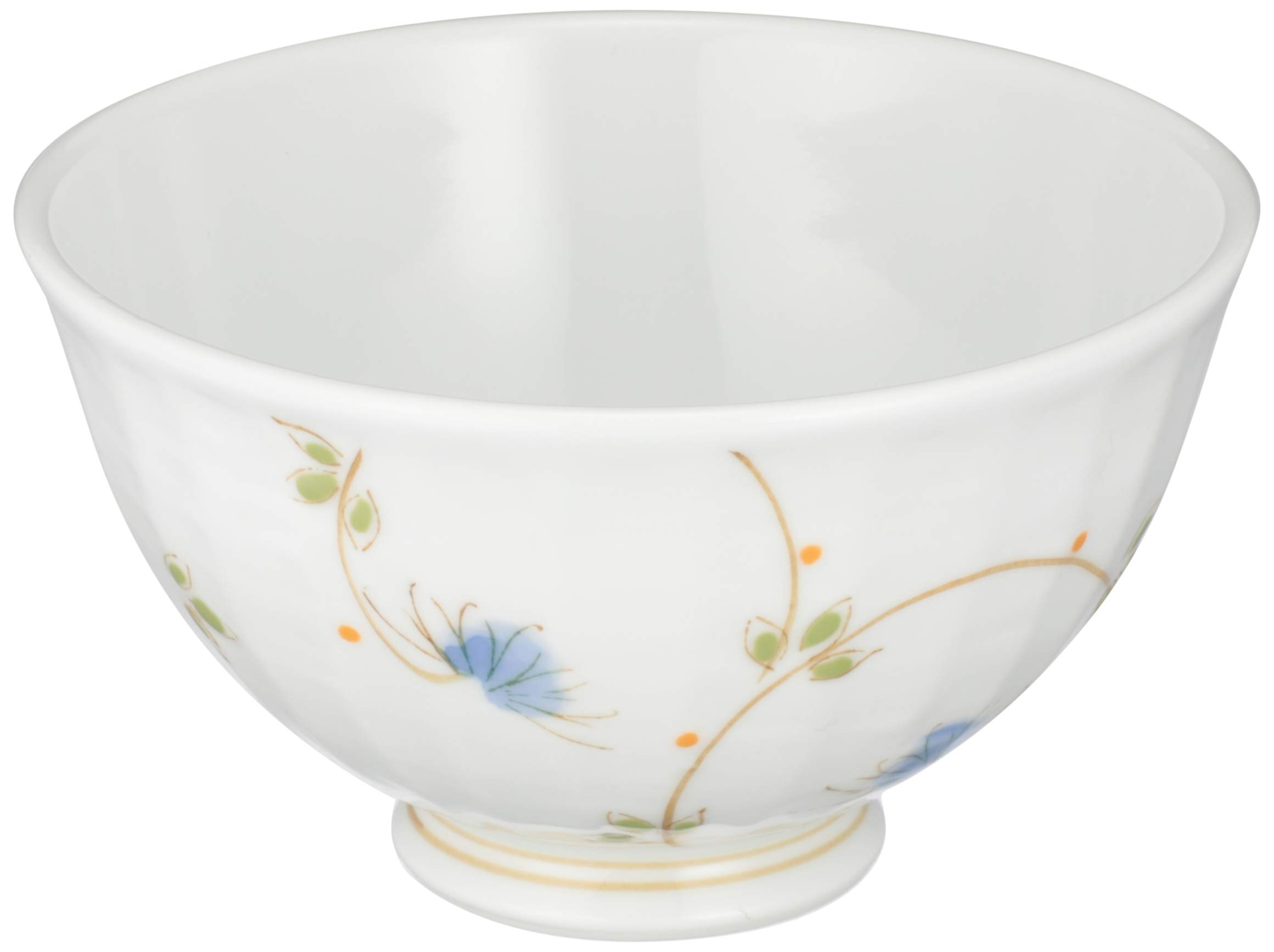 Hasamiyaki Haruka Lightweight Teacup, Rice Bowl (Large) Green, Microwave Safe, Dishwasher Safe, Made in Japan 72808 : Home & Kitchen
