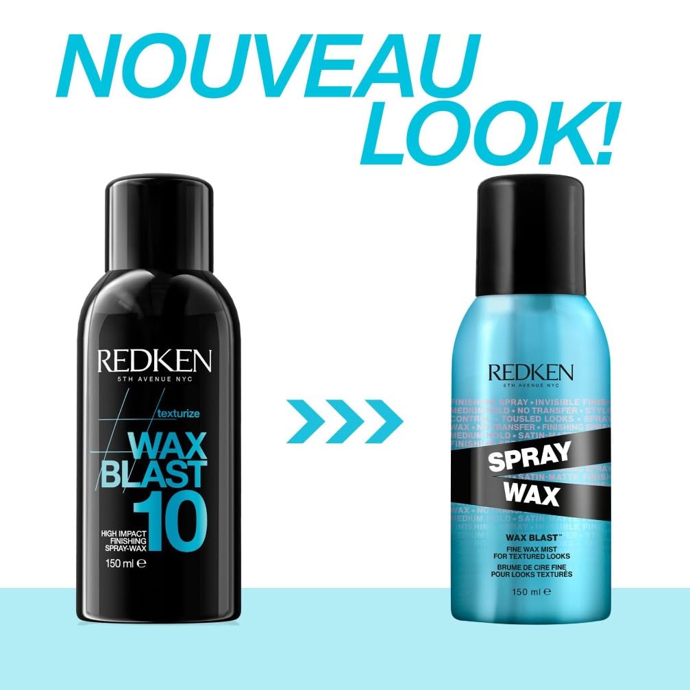REDKEN - Cire Cheveux En Spray - Contrôle Moyen & Fini Brillant Satiné - Vegan - Formule Testée Dermatologiquement - Glycérine & Vitamine E - Tous Types De Cheveux - Spray Wax - 150 ml