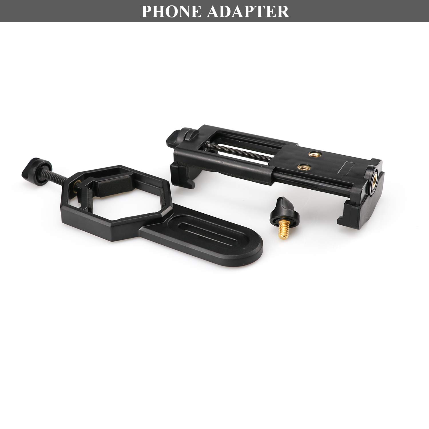 Adattatore Universale Smartphone Cellulare per Telescopio, Cannocchiale, Binocolo, Microscopio per scattare foto e video