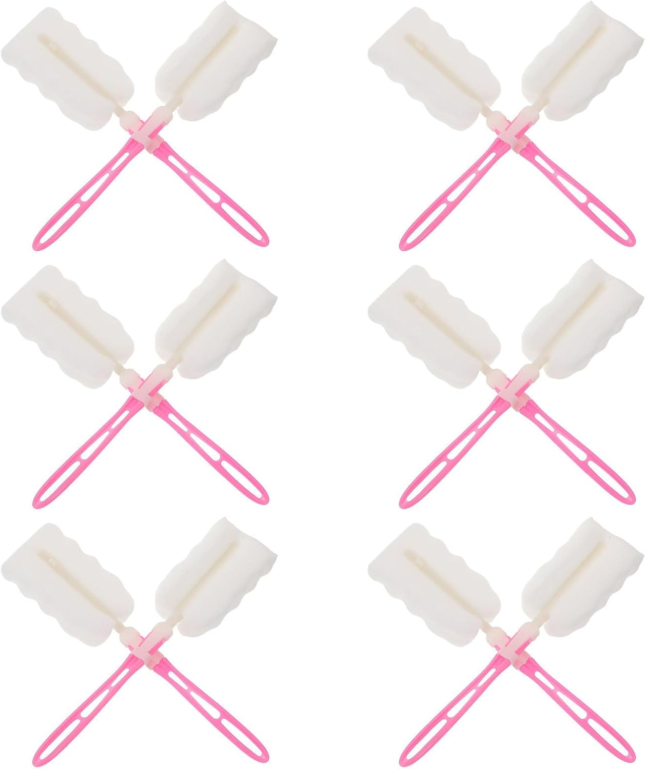 20pcs Bottle Cleaning Brush Set with Long Ergonomic Handle Soft Sponge Brush for Cleaning Drinking Glasses Teacups Milk Bottles and Travel
