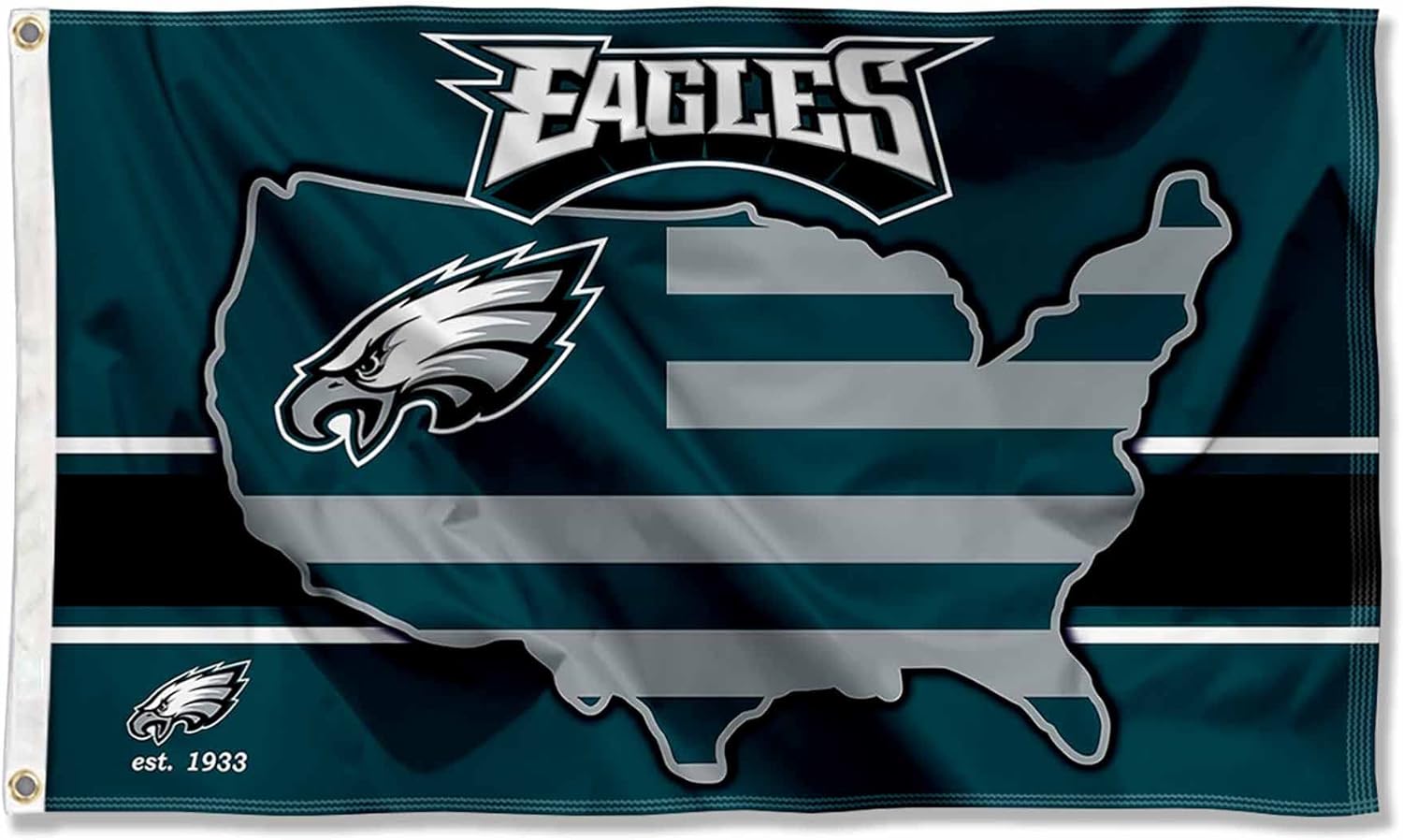 Philadelphia Eagles Nation USA American Country 3x5 Flag