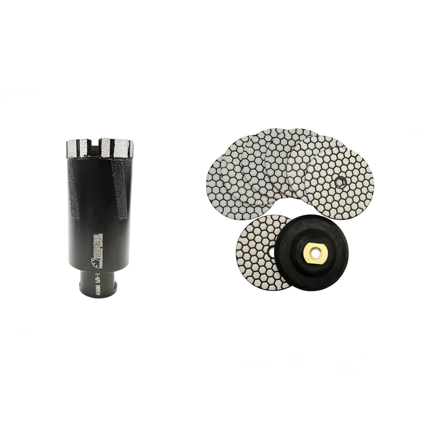 SHDIATOOL Diamond Core Drill Bits for Hard Stone Concrete Marble Granite Brick Laser Welded Dry or Wet Hole Saws