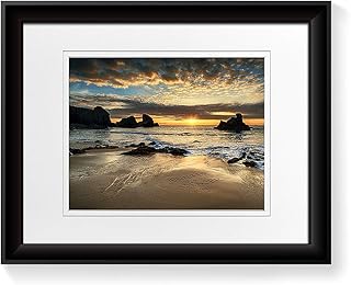 A&T ARTWORK Love on Beach Personalized Photo Print Gift,includes Names a...