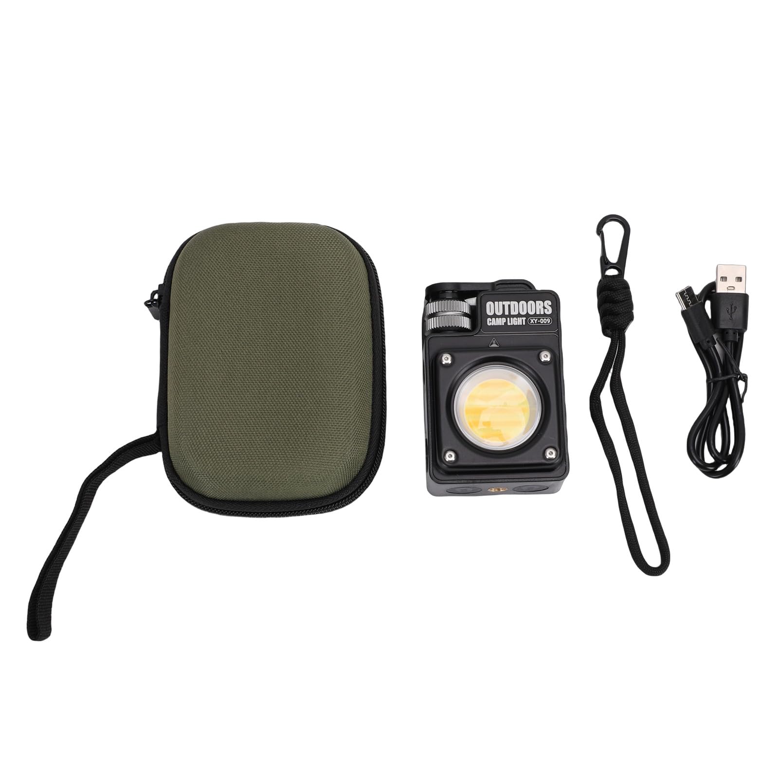 Campingleuchten, 3500 Lm LED-Laterne und Taschenlampe mit Wiederaufladbarem 3000-mAh-Akku, Einstellbare Helligkeit für Camping, Wandern, Notstromausfall (BLACK)