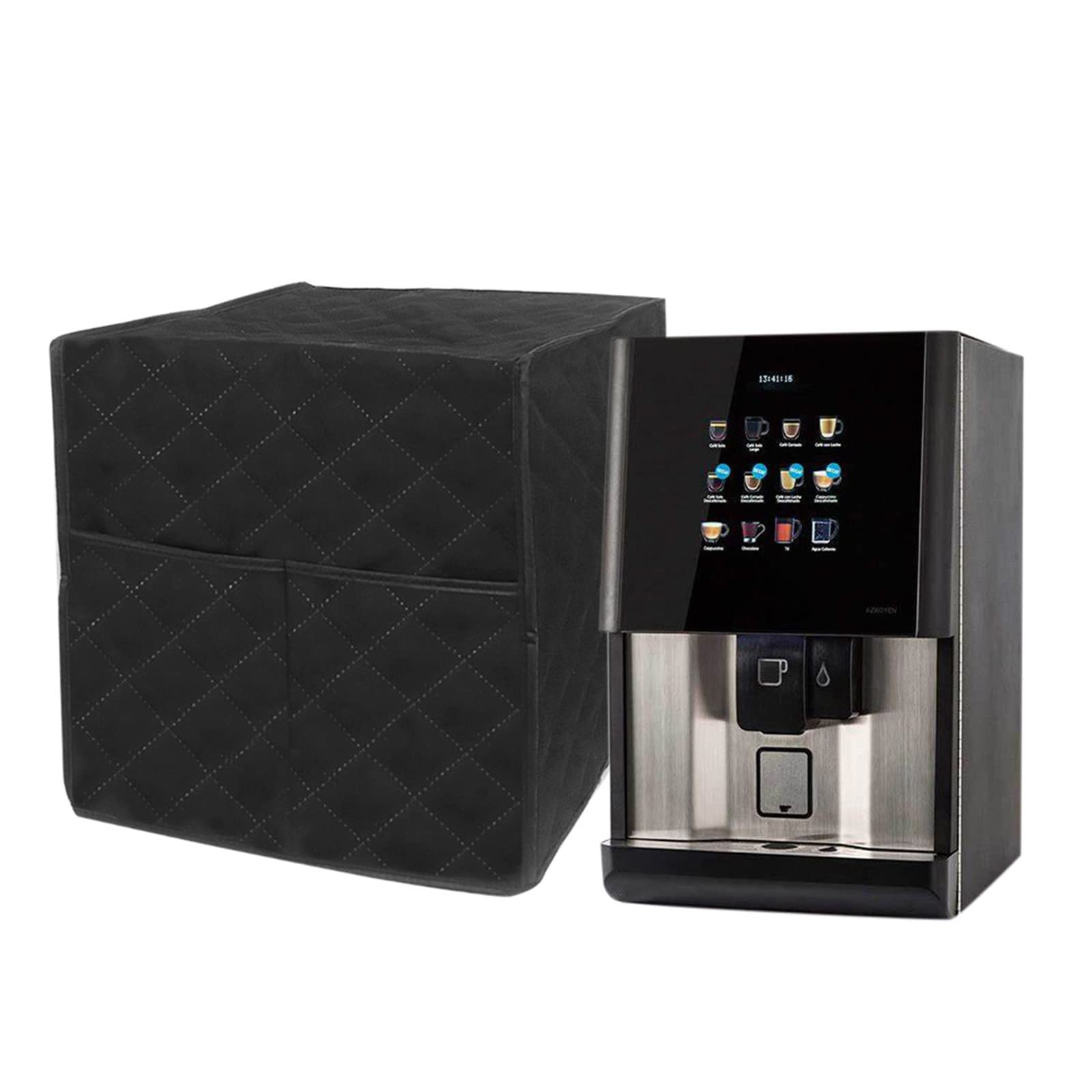 Yhplxyuus Cover with Storage Pocket Home Kitchen Coffee Maker Appliance Protection Holder Appliance