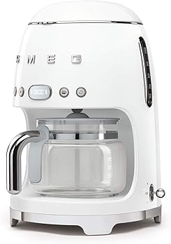 Smeg DCF02WHEU Cafetera de Goteo 1.4L 1050W Blanca1