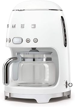 SMEG DCF02WHEU Filter Coffee Machine 50’S Style - White