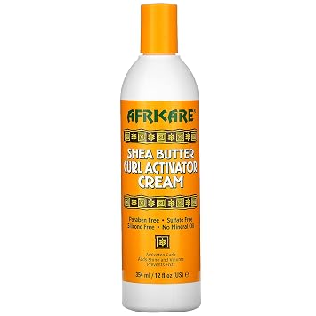 COCOCARE Africare, Shea Butter Curl Activator Cream, 12 fl oz 354 ml
