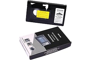 VHS-C Motorized SVHS Adapter for VHS and VCR Players, Camcorders