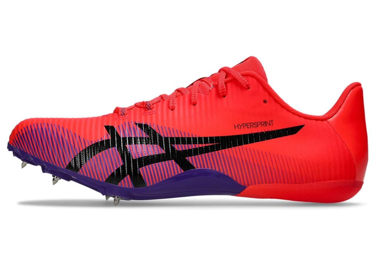 Asics Herren Hypersprint 8 Leichtathletik Spikes Laufschuhe, 1093A197-600, Rot