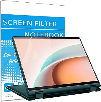 i-Tensodo 2 Pack 13.3 inch Anti Glare Matte Screen Protector for Lenovo Yoga 6 13.3" 13ALC7 13ABR8, Yoga Slim 7 13.3" Laptop, Eye Protection Anti Glare Filter