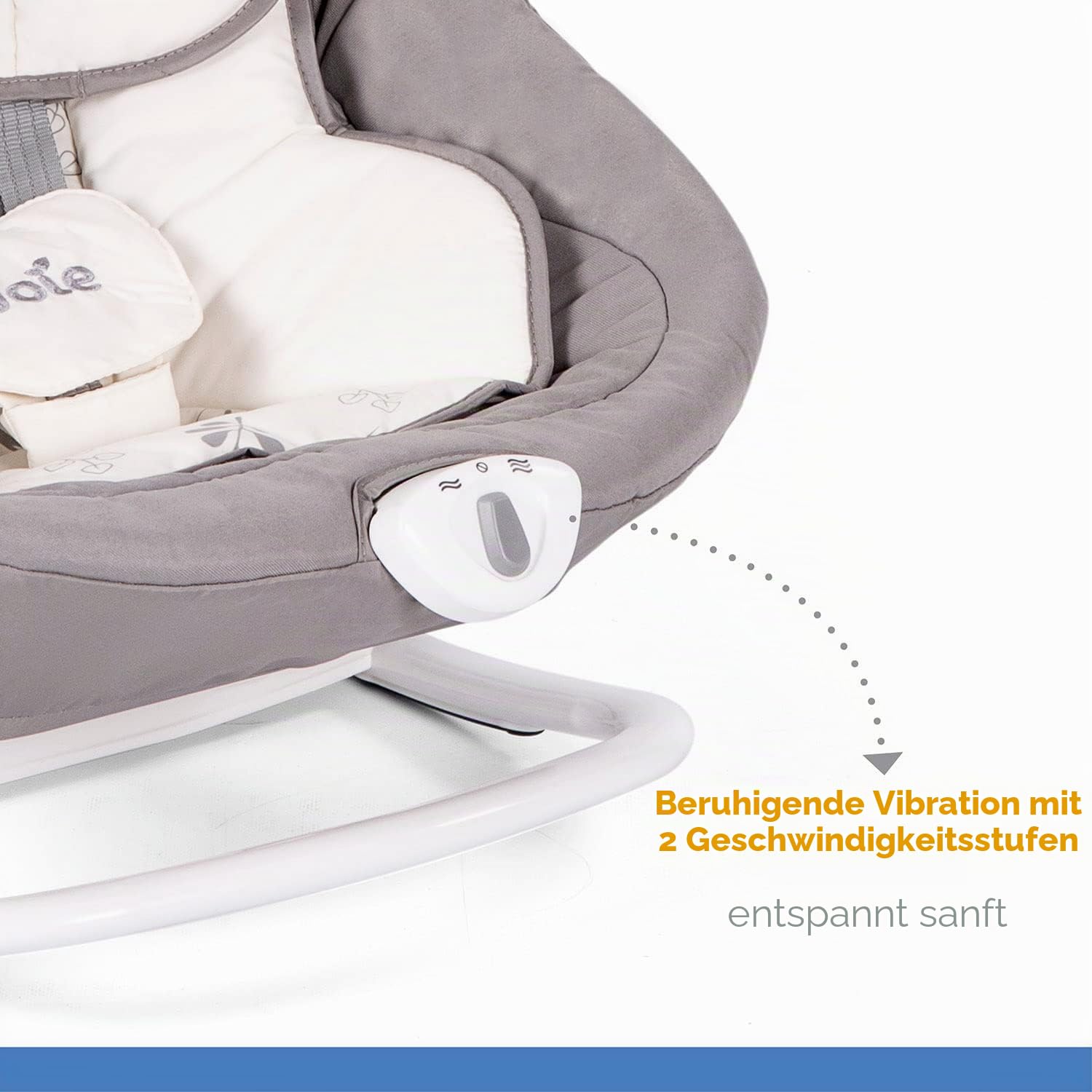 Joie 2in1 Babyschaukel Sansa ab Geburt – 13 kg abnehmbarer Sitz als Babywippe nutzbar – Fern