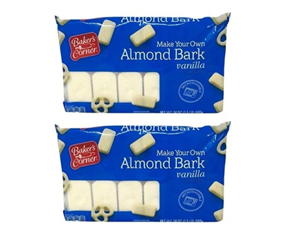 Baker's Corner Almond Bark Vanilla 24oz (Pack of 02)