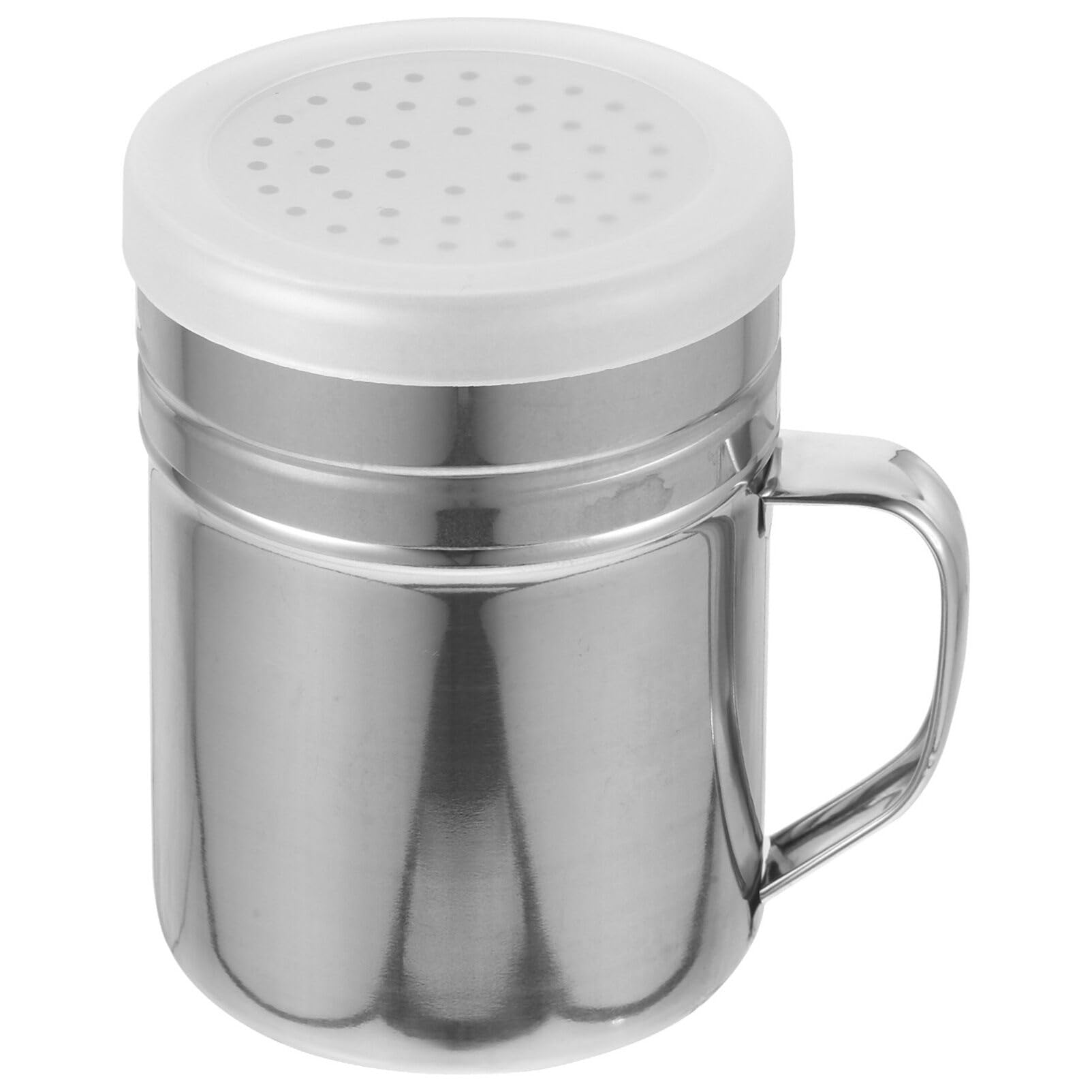 Alipis Seasoning Jar Handle Metal Condiment Bottle Shaker Sugar Portable Spice Dispenser Reusable