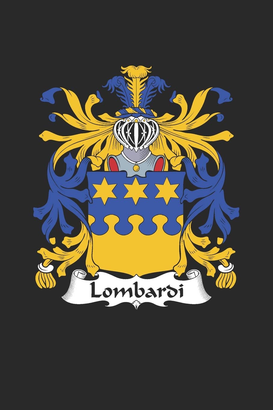 Lombardi: Lombardi Coat of Arms and Family Crest Notebook Journal (6 x 9 - 100 pages)